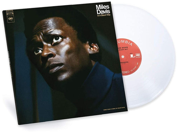 the album cover for Miles Davis - In A Silent Way (White Vinyl)