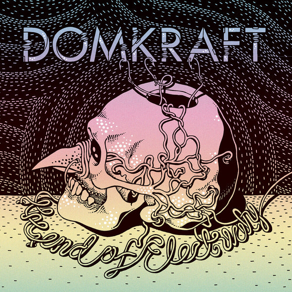 the album cover for Domkraft - End of Electricity (Oxblood Red Vinyl)