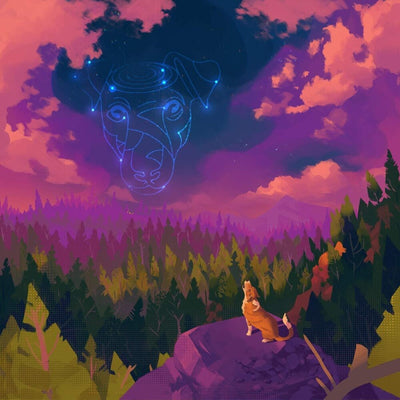 the album cover for Edie Brickell and New Bohemians - Hunter And The Dog Star [LP]