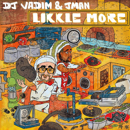the album cover for Dj Vadim & Jman-Likkle More - Likkle More