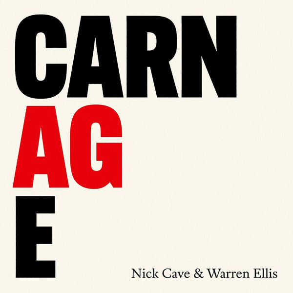 the album cover for Nick Cave - Carnage [LP]