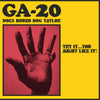 the album cover for GA-20 - Does Hound Dog Taylor [LP]