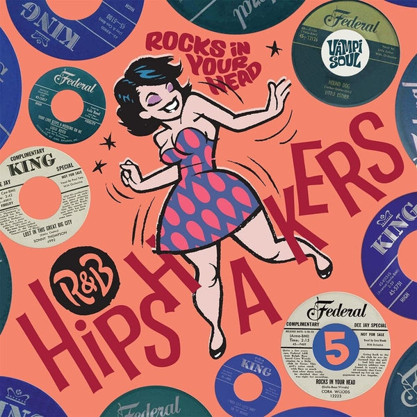 the album cover for R&B Hipshakers Vol 5: Rocks In Your Head / Various - R&B Hipshakers Vol 5: Rocks In Your Head / Various