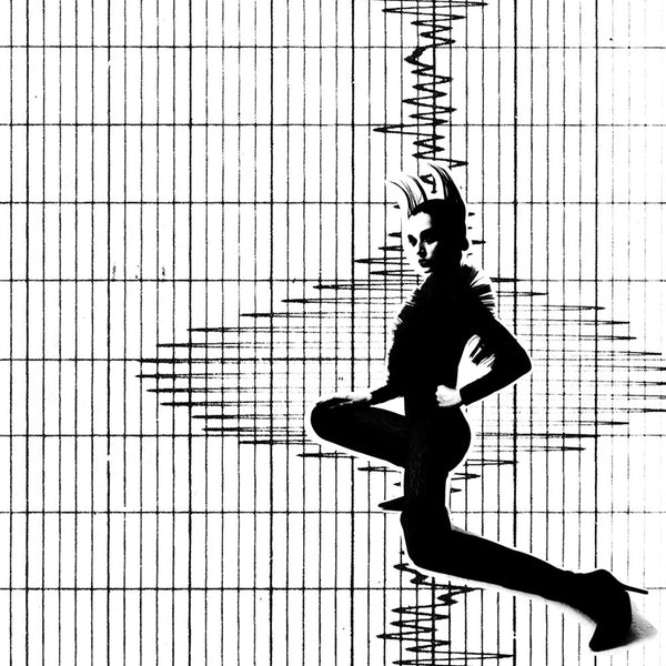 the album cover for Poppy - Flux [Black + Aqua Blue Galaxy LP]