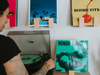 Tabletop Record Stand - Pale Blue Dot Records