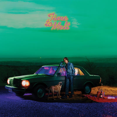 the album cover for Sam Evian - Time To Melt [Indie Exclusive Limited Edition Pink LP]