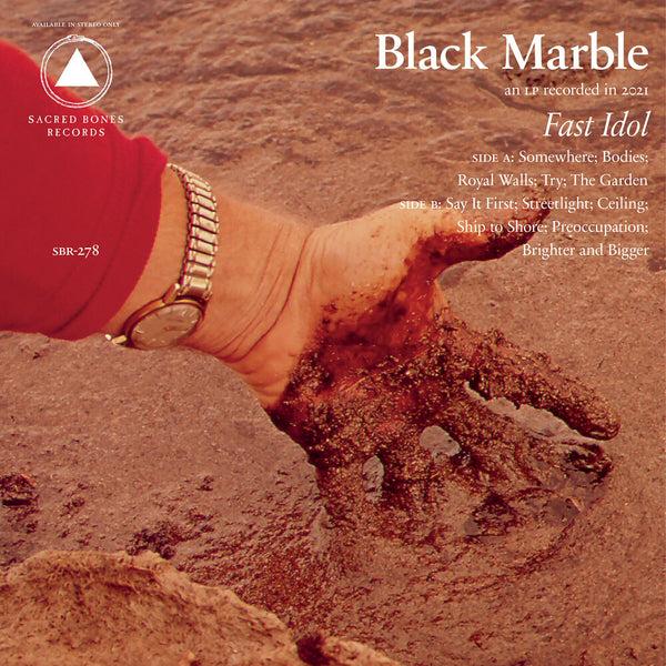 the album cover for Black Marble - Fast Idol [Golden Nugget LP]