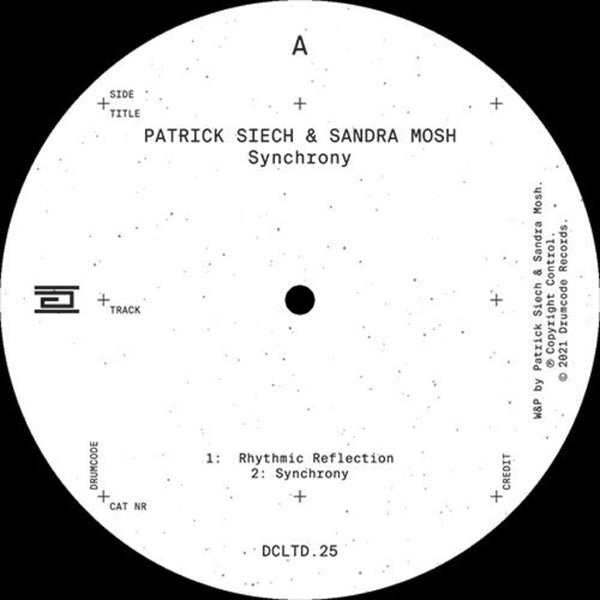 the album cover for Patrick Siech  / Mosh,Sandra - Synchrony (Ep)
