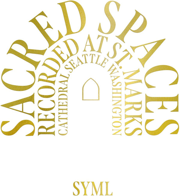 the album cover for SYML - Sacred Spaces [Limited Edition Gold LP]