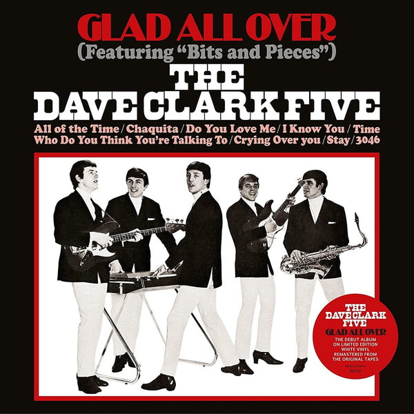 the album cover for Dave Clark Five - Glad All Over [Colored Vinyl] (Ofgv) (Wht)