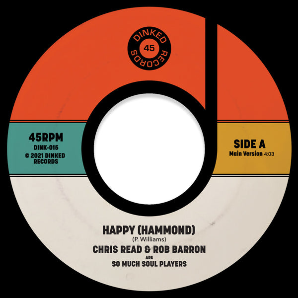 the album cover for So Much Soul Players (Chris Read & Rob Barron) - Happy (Hammond)