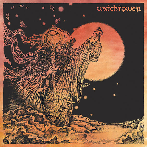 the album cover for Watchtower - Radiant Moon (Milky Clear / Classic Black Color)