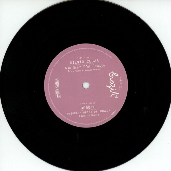 the album cover for Cesar, Silvia / Bebeto - Nao Nasci P'ra Jogador / Princesa Negra De Angola