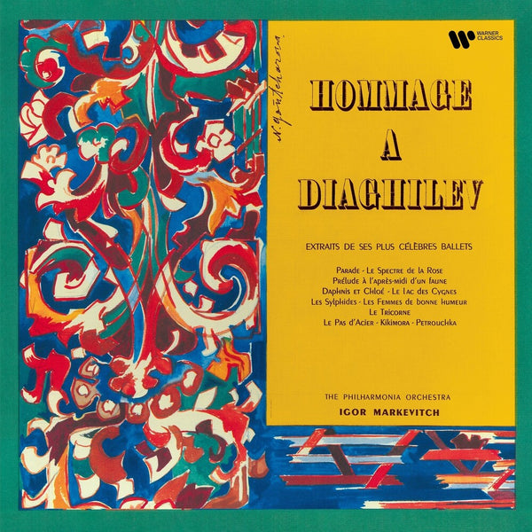 the album cover for Igor Markevitch - Hommage Ã  Diaghilev