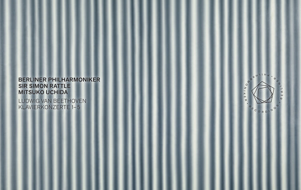 the album cover for Beethoven / Berliner Philharmoniker / Uchida - Klavierkonzerte 1-5 (Box)