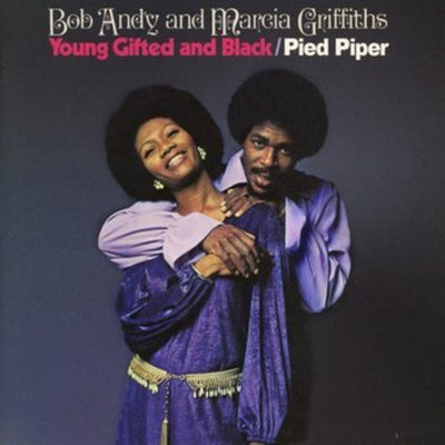 the album cover for Bob & Marcia - Young Gifted & Black