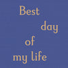 the album cover for Tom Odell - Best Day Of My Life [Indie Exclusive Limited Edition Yellow LP]