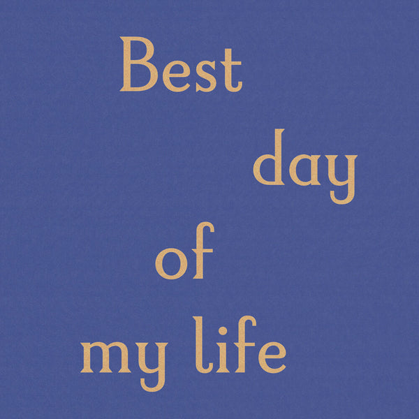 the album cover for Tom Odell - Best Day Of My Life [Indie Exclusive Limited Edition Yellow LP]