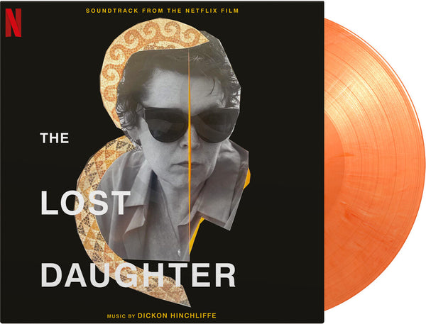 the album cover for Dickon Hinchliffe - The Lost Daughter (Netflix Soundtrack) [Limited Edition Orange Marbled LP]