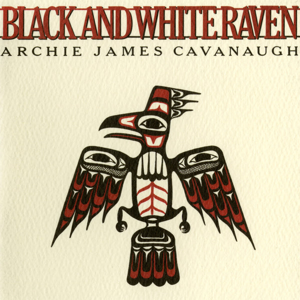 the album cover for Archie Cavanaugh  James - Black & White Raven