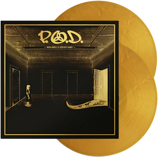 the album cover for P.O.D. - When Angels & Serpents Dance [Limited Edition Gold 2LP]
