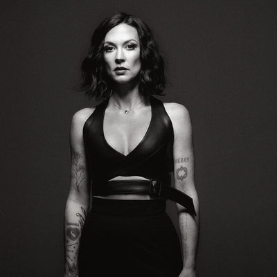 the album cover for Amanda Shires - Take It Like A Man [Red LP]