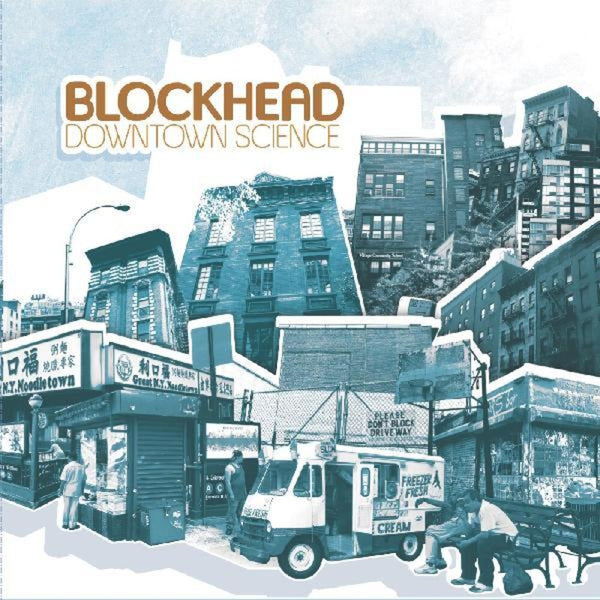 the album cover for Blockhead - Downtown Science