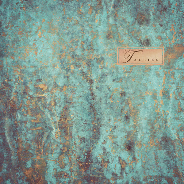 the album cover for Tallies - Patina [Green & Orange LP]