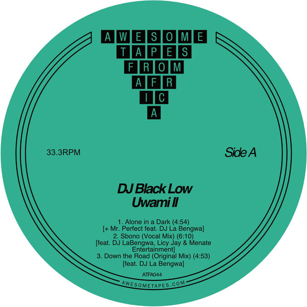 the album cover for DJ Black Low - Uwami Ii