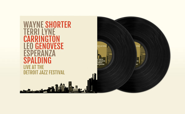the album cover for Wayne Shorter - Live At The Detroit Jazz Festival