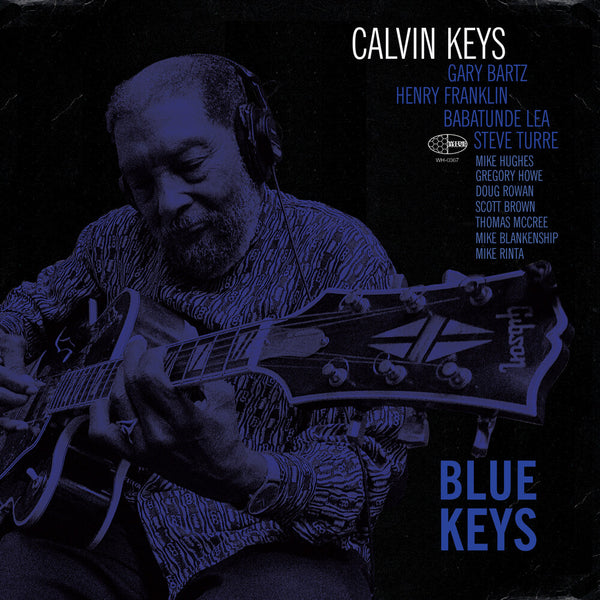 the album cover for Calvin Keys - Blue Keys