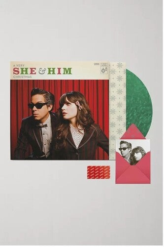 She & Him - Very She & Him Christmas (Limited Edition Translucent Green Colored Vinyl) - Pale Blue Dot Records