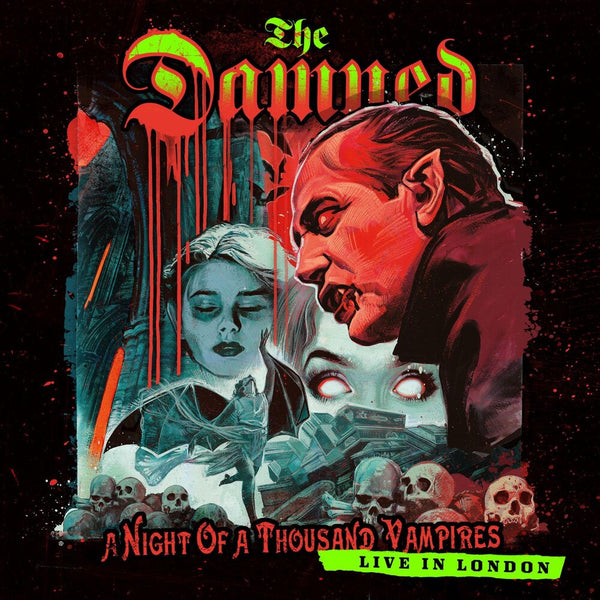 the album cover for The Damned - A Night of a Thousand Vampires [Indie Exclusive Limited Edition 2LP]
