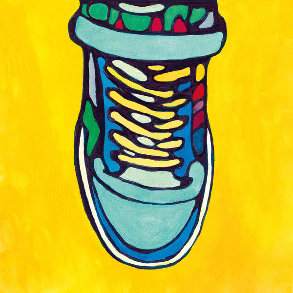 the album cover for Kero Kero Bonito - The Sneaker Dance (Blue) [Colored Vinyl] (Ylw)
