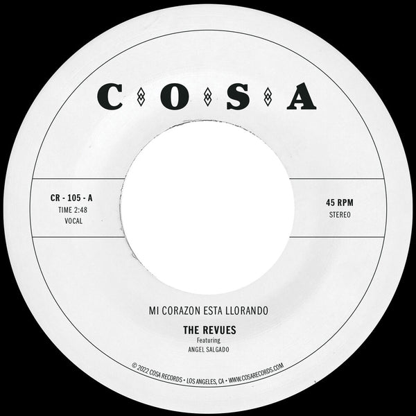 the album cover for Revues - Mi Corazon Esta Llorando