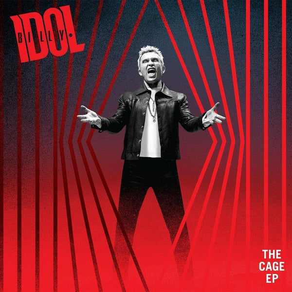 the album cover for Billy Idol - The Cage EP [Indie Exclusive Limited Edition Red Vinyl]