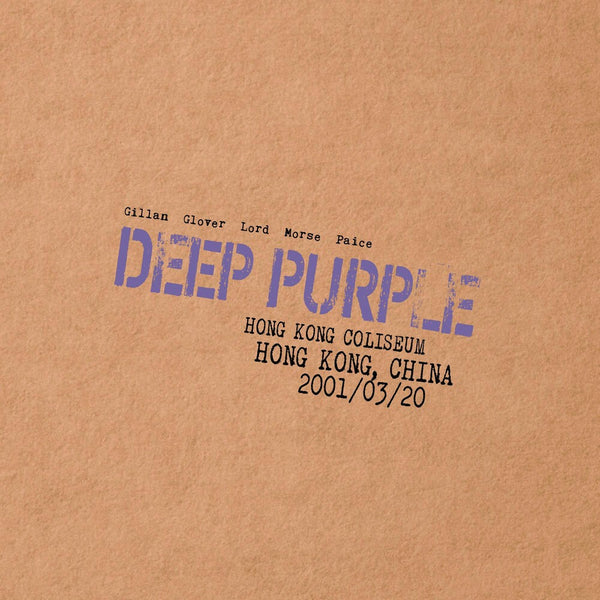 the album cover for Deep Purple - Live In Hong Kong [Colored Vinyl] (Purp)