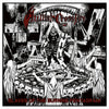 the album cover for Hellish Crossfire - Slaves Of The Burning Pentagram