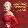 the album cover for Dolly Parton - A Holly Dolly Christmas