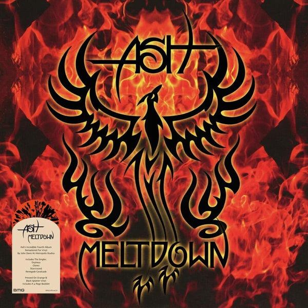 the album cover for Ash - Meltdown (Splatter Edition)