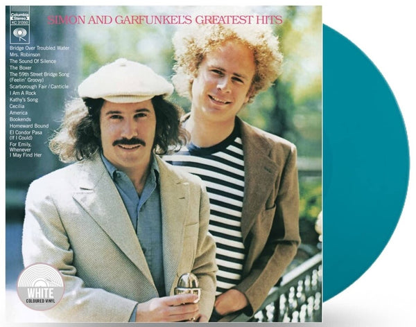 the album cover for Simon & Garfunkel - Greatest Hits [Colored Vinyl] (Trq) (Hol)