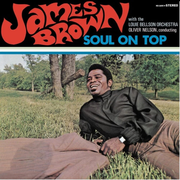 the album cover for James Brown - Soul On Top (Verve By Request Series)