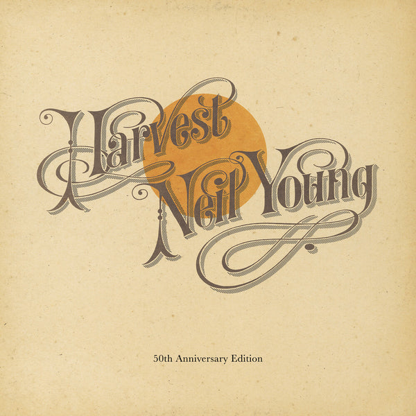 the album cover for Neil Young - Harvest: 50th Anniversary Edition [2LP/7in/2DVD Box Set]