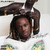 the album cover for Fireboy Dml - Playboy - Bone [Colored Vinyl] (Gate)