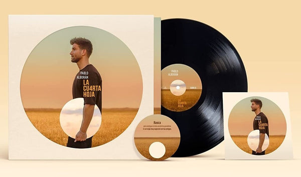 the album cover for Pablo AlborÃ¡n - La Cuarta Hoja