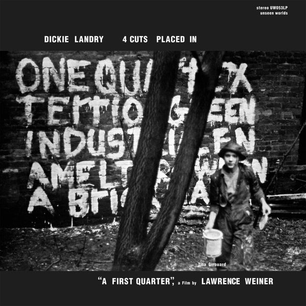 the album cover for Dickie Landry - 4 Cuts Placed In A First Quarter (Uk)