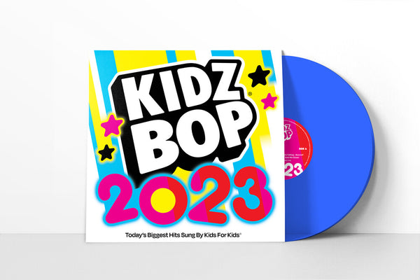 the album cover for Kidz Bop - KIDZ BOP 2023 [Electric Blue LP]