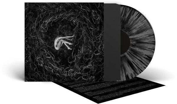 the album cover for FVNERALS - Let The Earth Be Silent - Grey/Black Splatter
