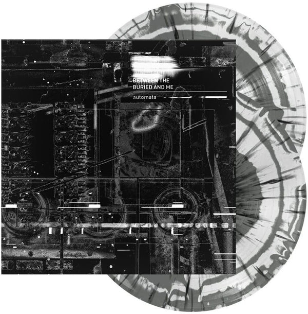 the album cover for Between The Buried And Me - Automata [Silver w/ Black & Silver Splatter 2LP]