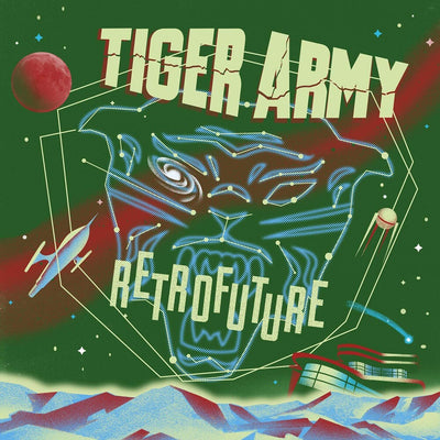 the album cover for Tiger Army - Retrofuture